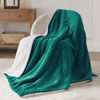 Picture of Bedsure Sherpa Fleece Throw Blanket for Couch - Thick and Warm, Soft Fuzzy Plush Throw Blanket for Winter, Forest Green, 50x60 Inches