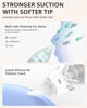 Picture of GROWNSY Nasal Aspirator for Baby, Electric Baby Nose Sucker, Automatic Nose Cleaner with 3 Silicone Tips, Adjustable Suction Level, Music and Light Soothing Function, Purple