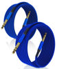 Picture of Elebase 1/4 Inch TRS Instrument Cable 20ft 2-Pack,Straight 6.35mm Male Jack Stereo Audio Interconnect Cord,6.35 mm Balanced Line for Electric Guitar,Bass,Keyboard,Mixer,Amplifier,Amp,Speaker,Equalizer