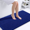 Picture of OLANLY Bathroom Rugs 44x24, Extra Soft Absorbent Chenille Bath Rugs, Rubber Backing Quick Dry, Machine Washable Bath Mats for Bathroom Floor, Tub and Shower, Home Decor Accessories, Royal Blue