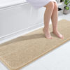 Picture of OLANLY Bathroom Rugs 59x20, Extra Soft Absorbent Chenille Bath Rugs, Rubber Backing Quick Dry, Machine Washable Bath Mats for Bathroom Floor, Tub and Shower, Home Decor Accessories, Beige