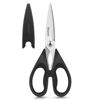 Picture of iBayam Stocking Stuffers for Men, White Elephant Gifts for Adults, Kitchen Scissors All Purpose Kitchen Shears 8.5" Cooking Scissors with Sheath, Black Kitchen Accessories, Kitchen Gadgets Utensils