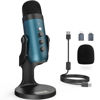 Picture of ZealSound USB Condenser Microphone,Computer PC Gaming Mic,Plug&Play Microphones for PS 4&5.Monitor Adjust&Volume Control,Mic Gain Control,Mute Button for TikTok,YouTube Podcast on Mac&Windows(Teal)