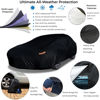 Picture of EzyShade 10-Layer Waterproof Sports Car Cover. See Vehicle Size-Chart for Accurate Fit. All Weather Full Outdoor Covers. Corvette Mustang Porsche. Sun Snow Wind Rain. Black, Size C3 (See Size Chart)