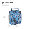 Picture of AYEANY Lunch box Lunch bag for men women Lunchbox Lunch bags Insulated Lunch bag Lunch box cooler (Blue camo)