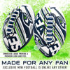 Picture of Franklin Sports NFL Seattle Seahawks Football - Youth Mini Football - 8.5" Football- SPACELACE Easy Grip Texture- Perfect for Kids !
