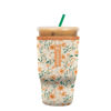 Picture of Sok It Java Sok Iced Coffee & Cold Soda Insulated Neoprene Cup Sleeve (Blush Blossoms, Large: 30-32oz)