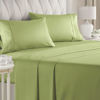 Picture of Twin XL Sheet Set - 4 Piece Sheets - Dorm Room Bed Sheets - Hotel Luxury Bed Sheets - Extra Soft - Deep Bed Sheets Pockets - Easy Fit - Breathable & Cooling Touch - Light Olive Green Twin XL Sheets