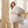 Picture of Bedsure Comforter Duvet Insert - Quilted Comforters Twin Size, All Season Duvet, Down Alternative Bedding Comforter with Tabs(Linen,Twin 88"x68")