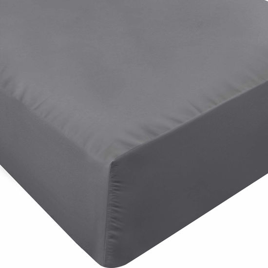 Picture of Utopia Bedding Twin Fitted Sheet - Bottom Sheet - Deep Pocket - Soft Microfiber - Shrinkage and Fade Resistant - Easy Care -1 Fitted Sheet Only (Grey)