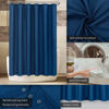 Picture of ALYVIA SPRING Extra Long Fabric Shower Curtain Liner Waterproof - 72" x 84", Soft & Lightweight XL Shower Curtain with 3 Magnets, Machine Washable - 72x84, Navy