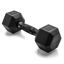 Picture of CAP Barbell 12 LB Coated Hex Dumbbell Weight with Black Handle