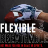 Picture of Franklin Sports Dallas Cowboys Youth NFL Football Receiver Gloves - Receiver Gloves For Kids - NFL Team Logos and Silicone Palm - Youth S/XS Pair