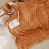 Picture of Bedsure Queen Blanket for Bed - Super Soft Cozy Blankets for Women, Cute Large Fall Throws for Girls, Orange, 90x90 Inches