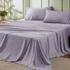 Picture of Bedsure Full Size Sheet Sets - Soft Sheets for Full Size Bed, 4 Pieces Hotel Luxury Lavender Sheets Full, Easy Care Polyester Microfiber Cooling Bed Sheet Set