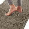 Picture of Gorilla Grip Bath Rug Mat 36x24, Thick Soft Absorbent Chenille, Rubber Backing Quick Dry Microfiber Mats, Machine Washable Rugs for Shower Floor, Bathroom Runner Bathmat Accessories Decor, Latte