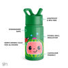 Picture of Simple Modern CoComelon Kids Water Bottle with Straw Lid | Insulated Stainless Steel Reusable Tumbler for Toddlers, School | Summit Collection | 14oz, CoComelon Watermelon