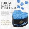 Picture of GLAMOUR BOUTIQUE 16-Piece Flowers Forever Heart Shape Box - Preserved Roses, Immortal Roses That Last A Year - Rose Eternal Preserved Flowers for Delivery Prime Mothers Day & Valentines Day - Tiffany