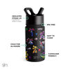 Picture of Simple Modern Transformers Kids Water Bottle with Straw Lid | Reusable Insulated Stainless Steel Cup for Toddlers, School | Summit Collection | 14oz, Transformer Block Nation