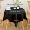 Picture of sancua Small Square Tablecloth 36 x 36 Inch Black, Stain and Wrinkle Resistant Washable Polyester Table Cloth for Dining Buffet Party Decorative Fabric Table Cover for Nightstand End Bedside Table
