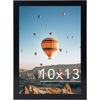 Picture of JCJMY 10x13 Picture Frame Black for Wall Hanging, Wall Mounting Horizontally or Vertically, 10 x 13 Wall Gallery Poster Photo Frame with Shatter Resistant Plexiglass, Black