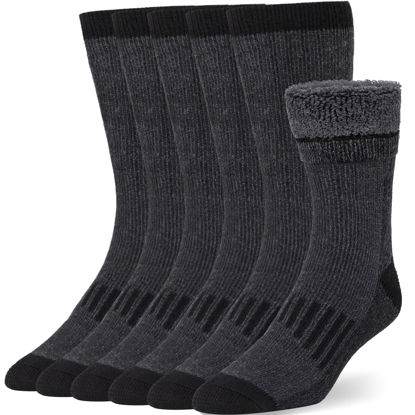 Picture of COZIA Merino Wool Socks for Men and Women Thermal Socks for Winter Warm Thick Cozy Socks ML