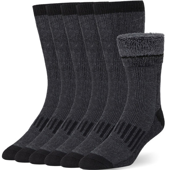 Picture of COZIA Merino Wool Socks for Men and Women Thermal Socks for Winter Warm Thick Cozy Socks ML