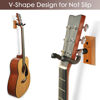Picture of SNIGJAT Guitar Wall Mount, 2 Pack Guitar Wall Hanger, Guitar Hanger Wall Hook Holder Stand with Screws, Hardwood Guitar Wall Mount Hanger for Acoustic Electric Guitar, Bass, Banjo, Mandolin