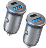 Picture of Car Charger USB C, 54W Super Fast Car Charger Adapter, LISEN All-Metal Cigarette Lighter Adapter, Dual Port PD 36W/12V USB C Car Charger Plug for iPhone 15 14 13 12 Pro Max, Samsung Galaxy, Pixel 7