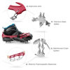 Picture of Crampons Ice Cleats Traction Snow Grips for Boots Shoes Women Men Anti Slip 19 Stainless Steel Spikes Safe Protect for Hiking Fishing Walking Climbing Mountaineering