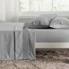 Picture of Bedsure California King Sheet Sets - Soft Sheets for California King Size Bed, 4 Pieces Hotel Luxury Grey Sheets Cal King, Easy Care Polyester Microfiber Cooling Bed Sheet Set