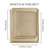 Picture of Twin 4 Piece Sheet Set - Breathable & Cooling Bed Sheets - Hotel Luxury Bed Sheets for Women, Men, Kids & Teens - Bedding w/ Deep Pockets & Easy Fit - Soft & Wrinkle Free - Twin Heathered Tan Sheets