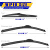 Picture of 3 wipers Replacement for 2011-2013 Jeep Grand Cherokee/2011-2021 2022 2023 Dodge Durango, Windshield Wiper Blades Original Equipment Replacement - 22"/21"/12" (Set of 3) U/J HOOK