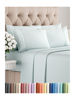 Picture of King 6 Piece Sheet Set - Breathable & Cooling Sheets - Hotel Luxury Bed Sheets - 1 Flat Sheet, 1 Fitted Sheet & 4 Pillowcases - Deep Pocket - Easy Fit, Soft & Wrinkle Free - King Ice Blue Sheets