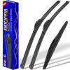 Picture of 3 wipers Replacement for 2011-2017 Nissan Leaf, Windshield Wiper Blades Original Equipment Replacement - 26"/16"/10" (Set of 3) U/J HOOK