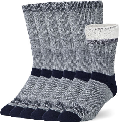 Picture of Merino Wool Socks Casual Warm Socks for Winter Cozy Boot Socks for Men & Women SM