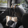 Picture of LivTee Car Seat Headrest Hook, Auto Seat Hook Hangers Organizer Interior Accessories for Purse Coats Umbrellas Grocery Bags Handbag, 4-Pack - Blown
