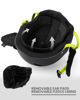Picture of OutdoorMaster Kelvin Ski Helmet - Snowboard Helmet for Men, Women & Youth (Black+Lemon,XL)