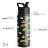 Picture of Simple Modern Teenage Mutant Ninja Turtles Kids Water Bottle with Straw Insulated Stainless Steel Toddler Cup for Toddlers, School | Summit Collection | 18oz, TMNT Turtles Unite