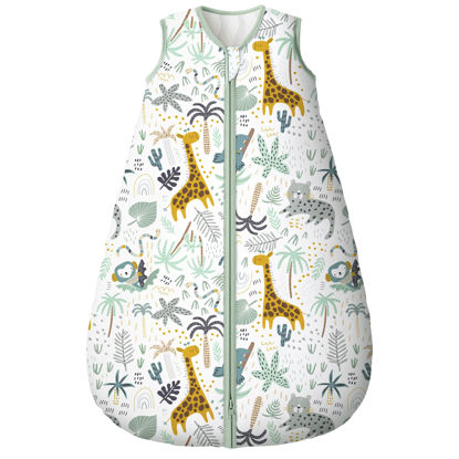 Picture of Yoofoss Baby Sleep Sack 12-18 Months, TOG 2.5 Baby Wearable Blanket with 2-Way Zipper, 100% Cotton Fabric Winter Newborn Sleeping sack, Warm Soft Comfy(Large)
