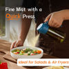 Picture of TrendPlain - Original 16oz/470ml Olive Oil Dispenser Bottle for Kitchen Gadgets and Air Fryer Accessories - Olive Oil Sprayer for Cooking w/Stickers (Light Blockage) - Navy