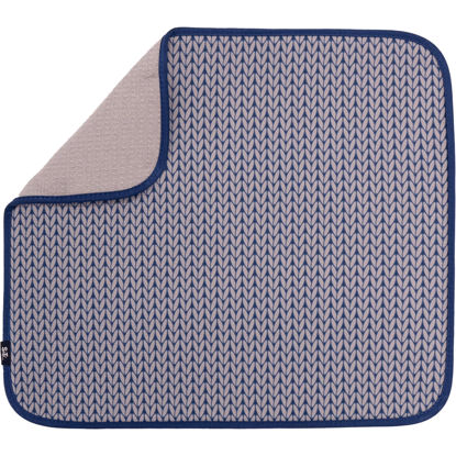 Picture of S&T INC. Dish Drying Mat, Highly Absorbent Microfiber Kitchen Counter Mat, Dish Drying Pad for Dishes, Utensils, Pots and Pans, Large 16" x 18", Stockinette