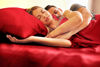 Picture of Queen Size Flat Bed Sheet - Hotel Quality Luxury Single Flat Sheet Only - Wrinkle Free & Fade Resistant Flat Sheet - Extra Soft, Breathable Bedding for Women, Men, Kids & Teens - Red Flat Sheet Only