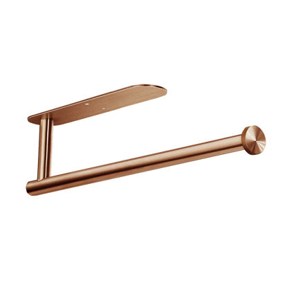Picture of Paper Towel Holders,Paper Towels Rolls - for Kitchen,Paper Towels Bulk- Self-Adhesive Under Cabinet,Both Available in Adhesive and Screws,Stainless Steel Paper Towel Holder(Rose Gold)