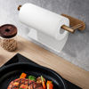Picture of Paper Towel Holders,Paper Towels Rolls - for Kitchen,Paper Towels Bulk- Self-Adhesive Under Cabinet,Both Available in Adhesive and Screws,Stainless Steel Paper Towel Holder(Rose Gold)