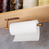 Picture of Paper Towel Holders,Paper Towels Rolls - for Kitchen,Paper Towels Bulk- Self-Adhesive Under Cabinet,Both Available in Adhesive and Screws,Stainless Steel Paper Towel Holder(Rose Gold)