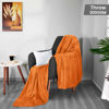 Picture of Utopia Bedding Fleece Blanket Throw Size Burnt Orange 300GSM Thanksgiving Luxury Fuzzy Soft Anti-Static Microfiber Bed Blanket (60x50 Inches)