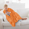 Picture of Utopia Bedding Fleece Blanket Throw Size Burnt Orange 300GSM Thanksgiving Luxury Fuzzy Soft Anti-Static Microfiber Bed Blanket (60x50 Inches)