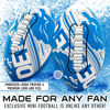 Picture of Franklin Sports NFL Detroit Lions Football - Youth Mini Football - 8.5" Football- SPACELACE Easy Grip Texture- Perfect for Kids !