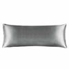 Picture of BEDELITE Satin Silk Body Pillow Pillowcase for Hair and Skin, Premium and Silky Grey Long Body Pillow Case Cover 20x54 with Envelope Closure